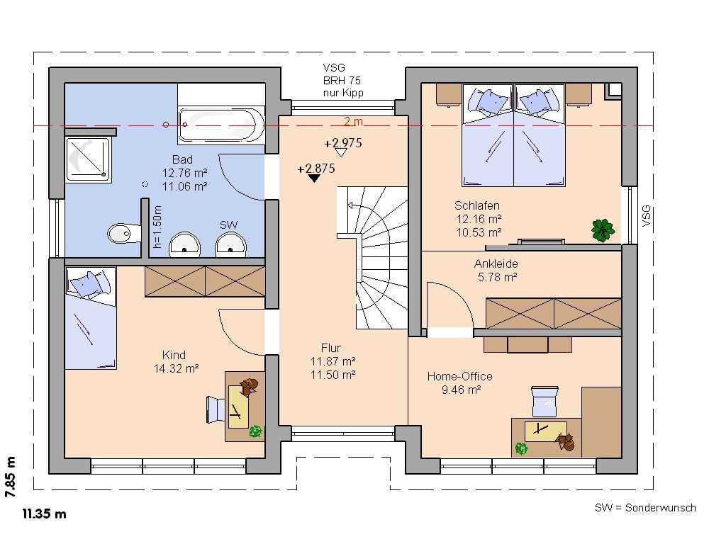 Schlafzimmer - Ankleide - Büro - Kombi | Grundriss, Schlafzimmer within Schlafzimmer Mit Ankleidezimmer Grundriss